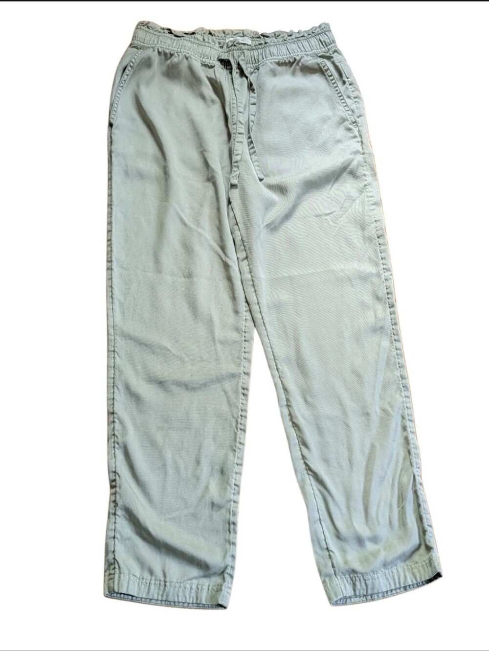 C&C California 100% Lyocell Slouchy Comfy Straight Leg Pull On Boho Pants